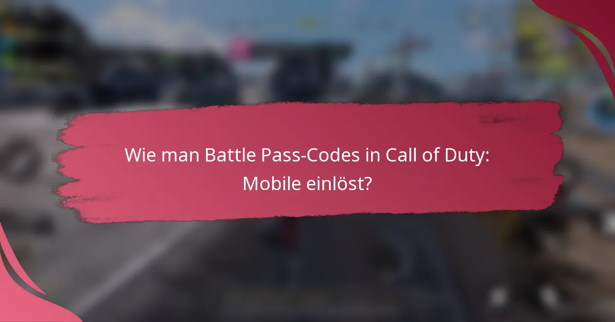 Wie man Battle Pass-Codes in Call of Duty: Mobile einlöst?